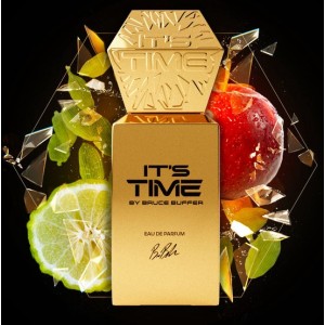 בושם גברי חושני עם נוכחות מהדהדת | IT’S TIME by Bruce Buffer