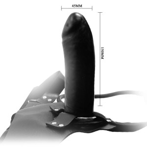 רתמה מתכווננת עם דילדו מתנפח ורטט עוצמתי | The Baron Inflatable Strap-On