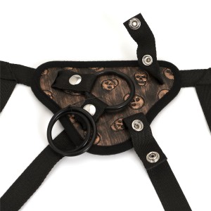 רתמת סטרפ און בעיצוב מודגש וייחודי | Skull Harness