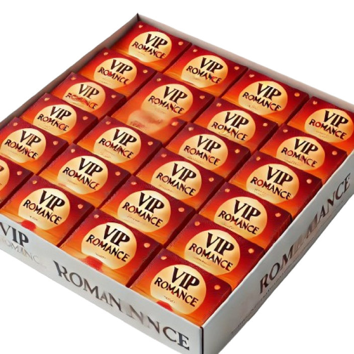 V.I.P Romance – מארז 144 קונדומים בטעמים לעונג מוגבר V.I.P Romance – מארז 144 קונדומים בטעמים לעונג מוגבר