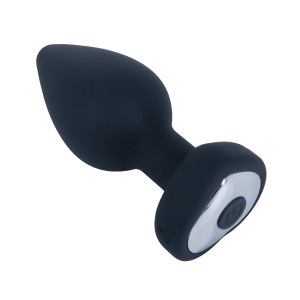 Black Heart ויברטור אנאלי נטען עם שלט