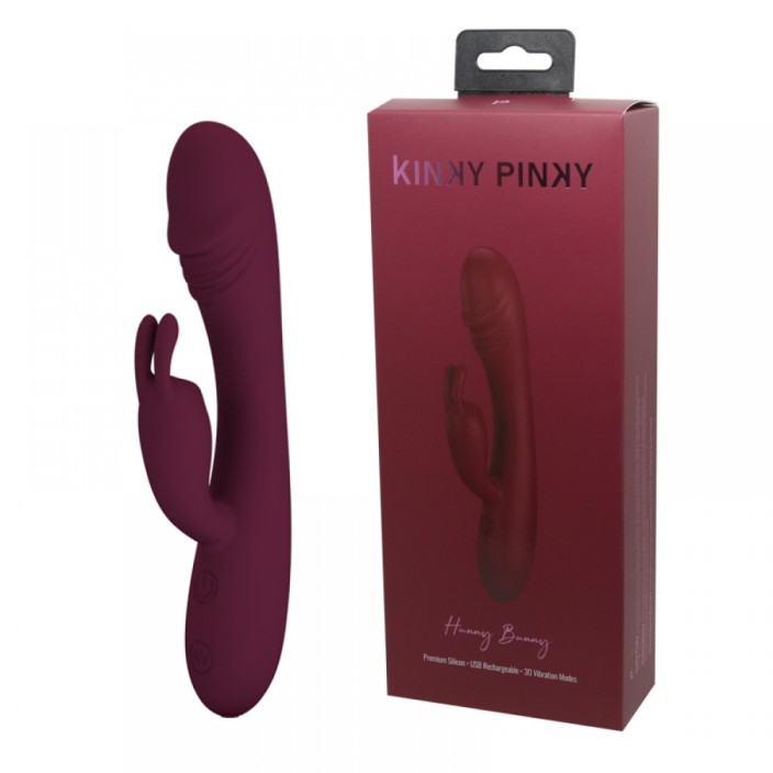 ויברטור להנאה מחוויית מולטי אורגזמה | hunny bunny kinky Pinky