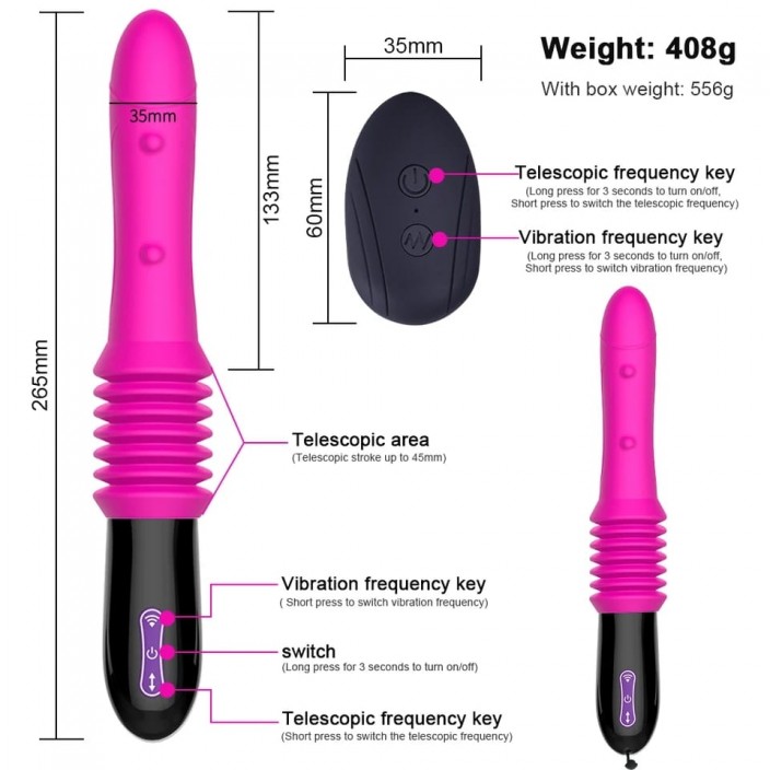 ויברטור טלסקופי המדמה חדירה | Vibrator Telescopic