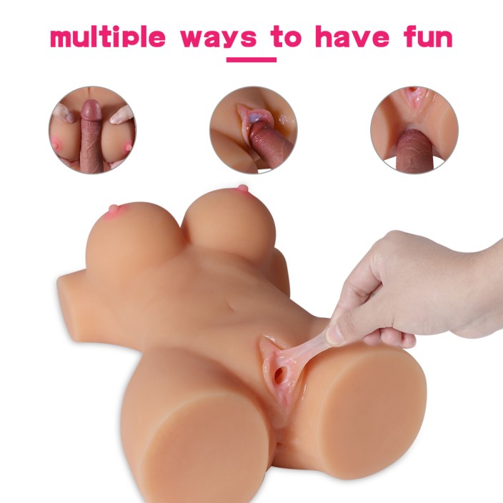 בובת מין ריאליסטית לגברים Busty Lady – שני נקבים לחדירה כפולה